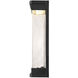 Ederle LED 15.94 inch Powder Coated Black Outdoor Wall Sconce